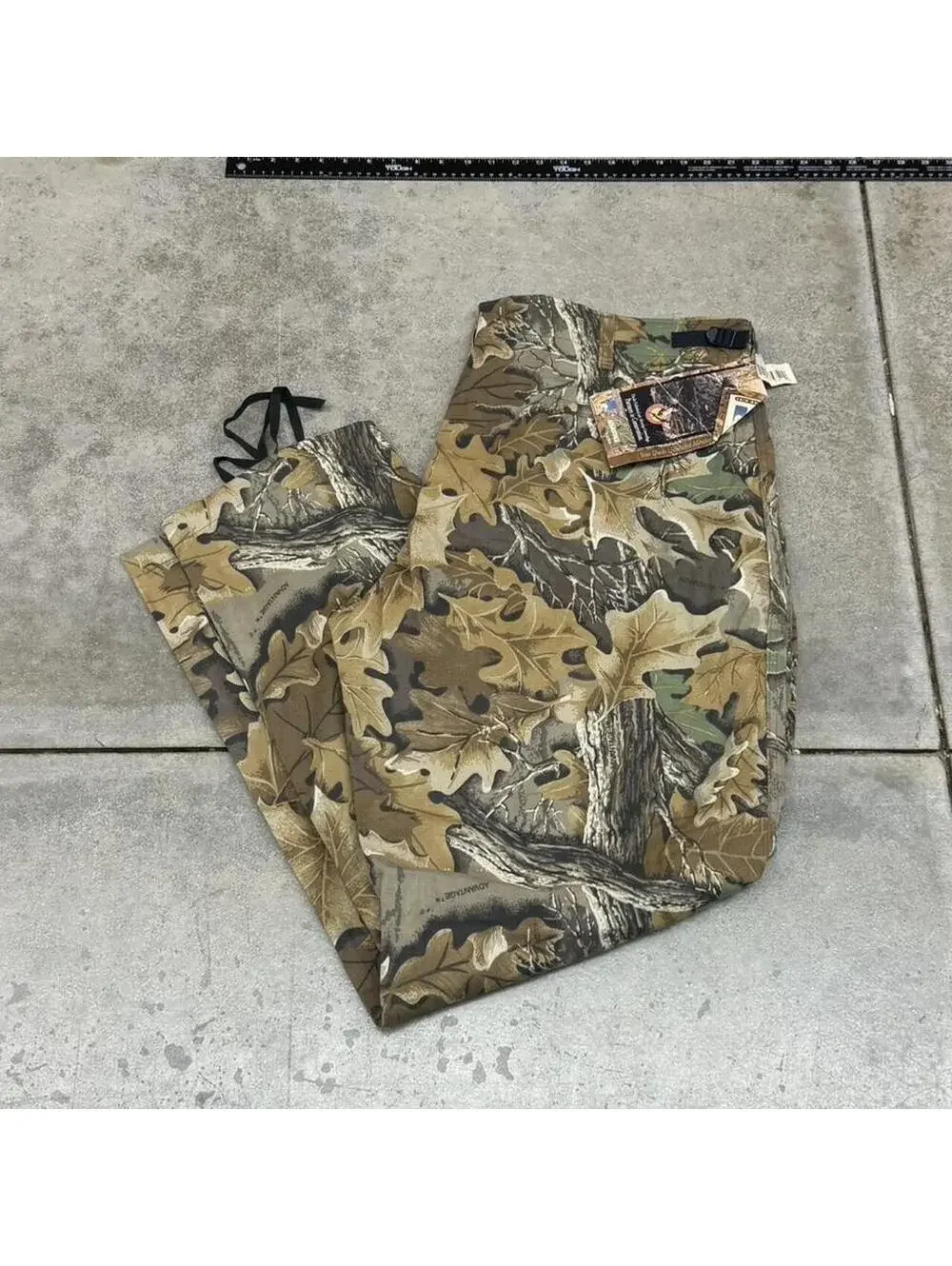 vintage realtree camo relaxed baggy fit cargo pants size 38 x 32